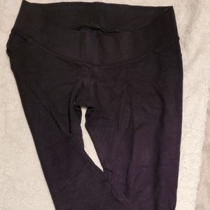 Isabel Maternity Under Bump Straight Leg Soft Black Pants